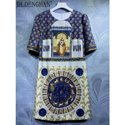 Летние платья мини DLDENGHAN China At AliExpress