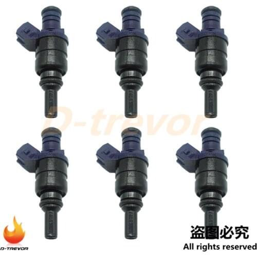 6PCS OEM 1439800 Fuel Injectors Nozzle For 2001-2006 BMW 330I 530I X3 X5 Z3 Z4