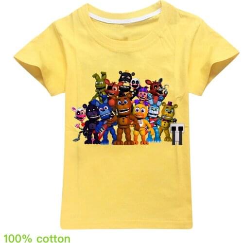 Boys & Girls Cartoon T-shirts KidsInteresting Printing Print T Shirt For Boys Children Summer Short Sleeve Cotton Tops Clothing
