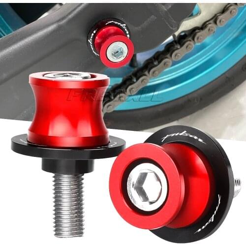 6MM 8MM 10MM For Bajaj Pulsar 200 NS/200 RS/200 AS Motorcycle Swingarm Spools Rear Stand Screws Sliders Aluminum Accessories