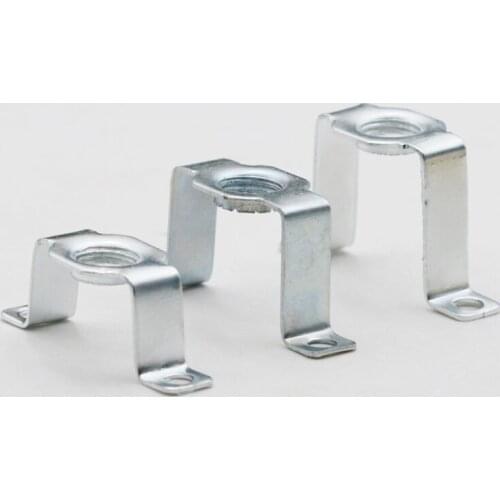 100pcs M10 Bow Shaped Metal Fixing Bracket, For Ceiling Rose Ceiling Pendant Lamp Fixing Accessories