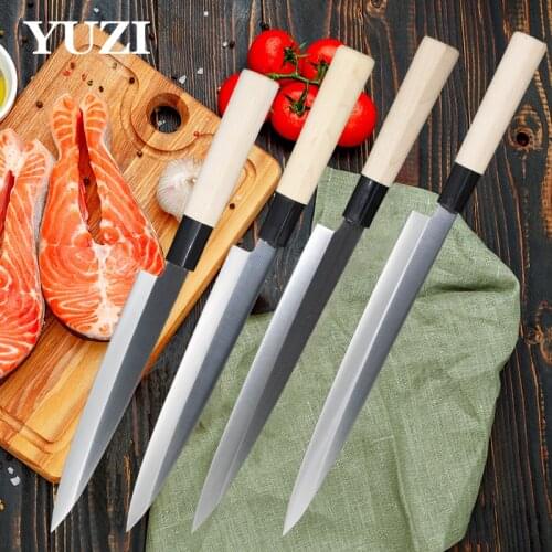 Japanese High Carbon Kitchen Knife 5CR15 Stainless Steel Sashimi Sushi Carving Chef knife Fish Slicing Filleting Knife