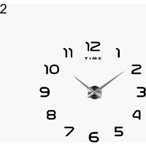 Quartz Home Modern Super Large Size Metal Analog Indoor Wall Clock Living Room Cafe Decor unique Fashion Gift Wall Sticker Clock