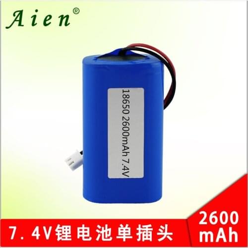 7.4V8.4v lithium battery 18650 2600mAh microphone singing video game machine electricity attendance machine Rechargeable Li-ion
