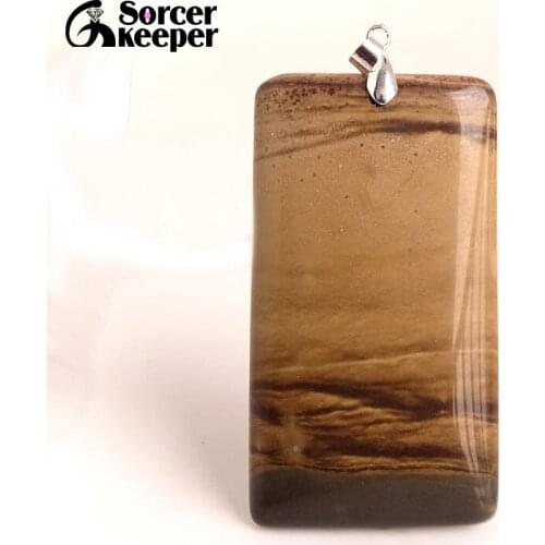 Fashion Natural Picasso Jaspers Pendant Beads Diy Semiprecious Stone Jewelry Necklace Jewelry Making Gem Accessory BC784