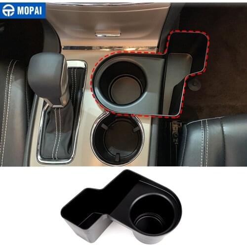 MOPAI Stowing Tidying for Car Gear Shift Storage Box Cup Holder Storage Box Accessories for Jeep Grand Cherokee 2011