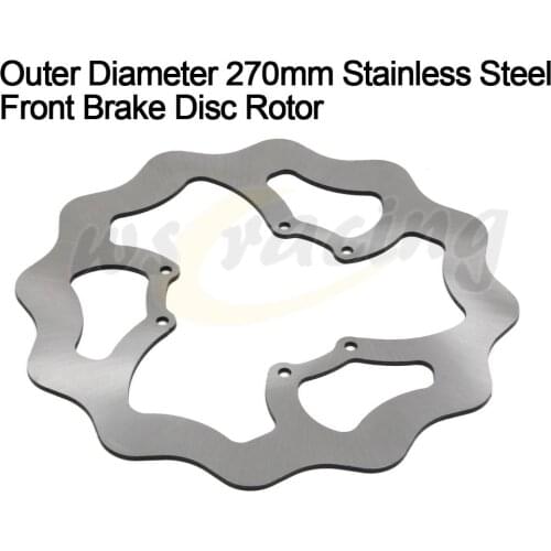 Motorcycle For HONDA CR125R CR250R CR500R CRF230 CRF250X CRF450R CRF450X Front Brake Disc Rotor Stainless Steel
