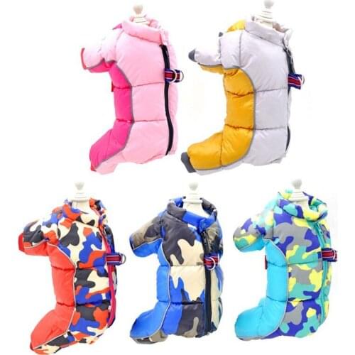 Pet Dog Clothes Jacket Thicker Cotton Coat Waterproof Small Medium Dogs Pets Super Warm Clothing For French Bulldog Hot Winter