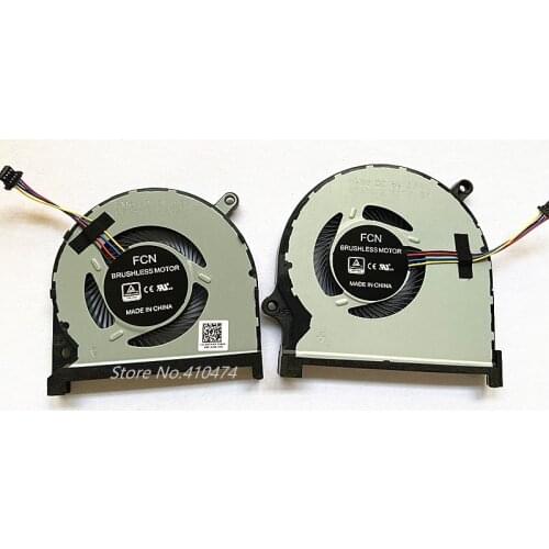 Original New CPU GPU fan for DELL insprion 15 7590 7591 P83F 0MPHWF MPHWF 0861FC 861FC laptop Cooling cooler fan