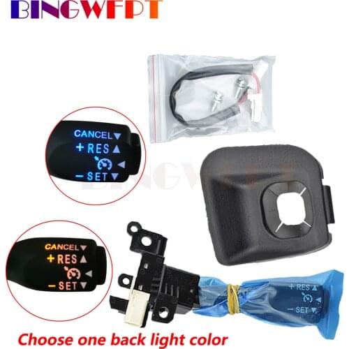 1 Set Cruise Control Switch 84632-34011 + Steering Wheel Cover 45186-0P020-C0+Wire Screws For Toyota REIZ 2005-2010