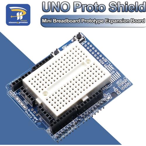 UNO Proto Shield prototype expansion board with SYB-170 mini breadboard based For ARDUINO UNO ProtoShield
