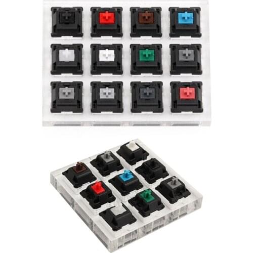 Acrylic Keyboard Tester Plastic Keycap Sampler for Cherry MX Switches
