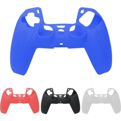 Silicone Anti-slip Soft Silicone Gamepad Controller Console Protective Decoration Cover for PS5 Game Accessories