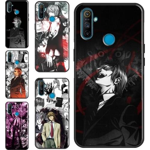 Light yagami DEATH NOTE Cover For OnePlus 9R 8T Nord 7 8 9 Pro Case For Realme 8 Pro 6 7 Q3 C3 C11 C21 C15 GT Neo