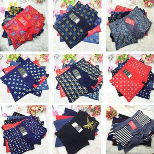 3Pcs/Lot Mens Spandex Boxer Gentle Man Male Boxers Fashion Sexy Boxers Shorts Pouch Underpants Plus size XXL - 7XL