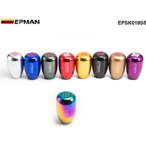 Epman Racing Universal Colorful Aluminum Shift Knob Racing Gear Knob for Most Cars Shifter Konbs EPSK019S-AF