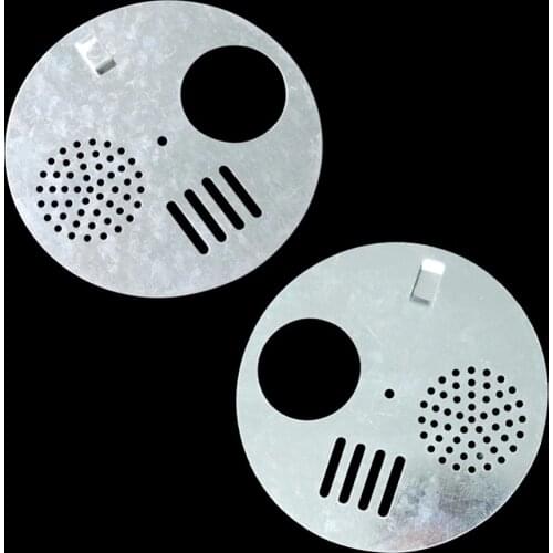 20pcs Galvanized Metal Rotation Whirling Bee Hive Door Beekeeping Beekeeper Box Entrance Disc Bee Nest Gate Beekeeping Accessory