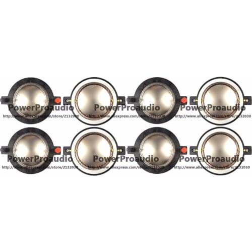 8PCS High Quality Titanium Diaphragm For B&C DE750TN Voice Coil 74.5mm repair kit for Speakers replacement 8 Ohm or 16ohm