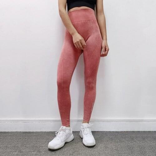 Yoga Pants Femme Quick-Drying Women Seamless Leggings High Waist Booty Push Up Scrunch Butt Gym Sports Workout Tights