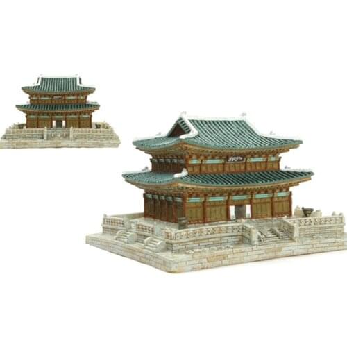 South Korea Changdeokgung Palace Creative Resin Crafts World Famous Landmark Model Tourism Souvenir Gifts Collection