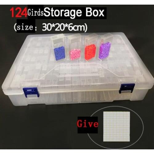 124/84/42/24/10 Lattices Diamond Embroidery Accessories diamond painting Boxes Cross Stitch Cases Storage Organizer