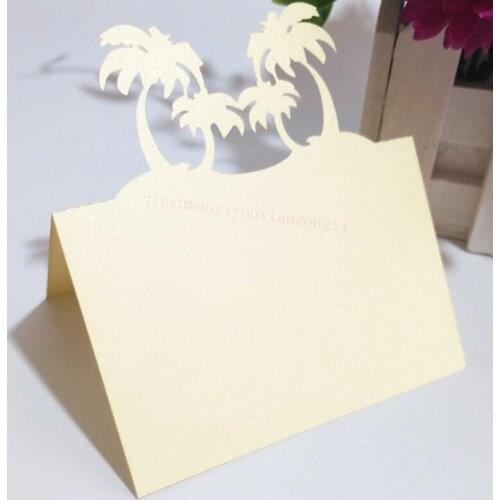 2018 hot sell 50 pcs Wedding Decorations creative table card laser cutting coco wedding party event wedding invitations 8z