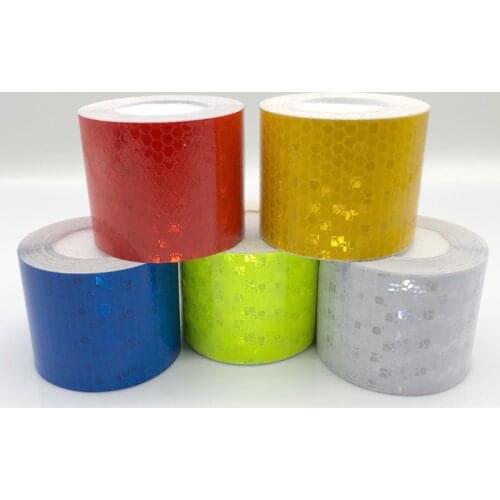 3M Warning Tape Strip Stickers Reflector Protective Sticker Reflective Film Car Safety Mark