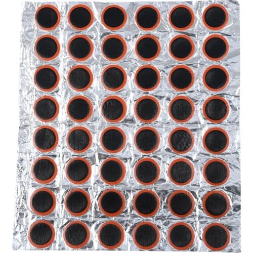 49 Pcs Rubber Tyre Patch Circular Rubber Tyre Patches for Repairing Inner Tubes Inflatable Mattresses Swimming Ring repair tool
