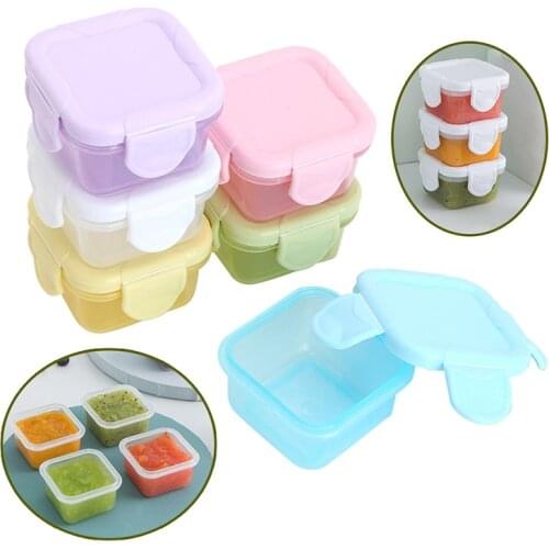 60ML Kitchen Storage Box Small Plastic Containers Airtight Food Storage Containers Moisture-proof Food Storage Case Organizer