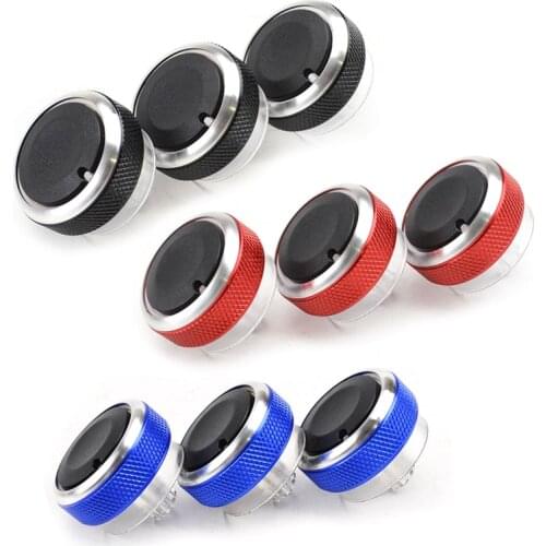 Car 3pcs A/C Heater Lid Button Switch Knob Fit For Ford Focus MK2 MK3 Mondeo MK4 S-Max C-Max MK1 2007-2010 2011 2012 2013 2014