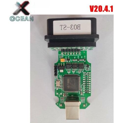 Without Loader V20.4.1 Car Diagnostic cable STM415 STM32F415VGT6 9241A TJA10S7 V20.41 Support For K line OBDII Interface 1:1 SMT