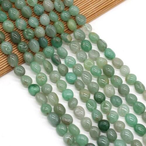 Natural Stone Beads Irregular Shaped Green Aventurine Loose Spacer Beaded For Jewelry Making DIY Bracelet Necklace Accessories