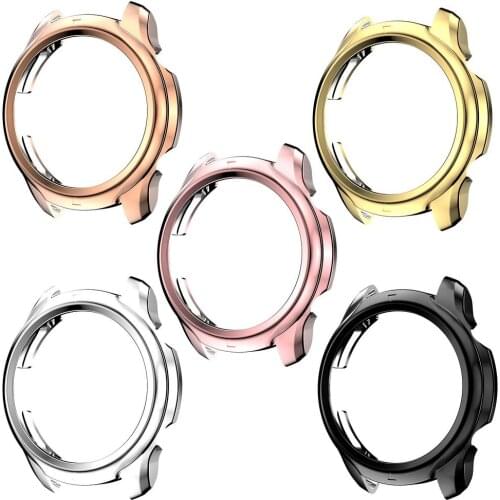 TPU Case Protective Skin Cover Protector Plating Soft Anti-shock Watch Cases Screen Shell For TicWatch Pro 3 Accessories