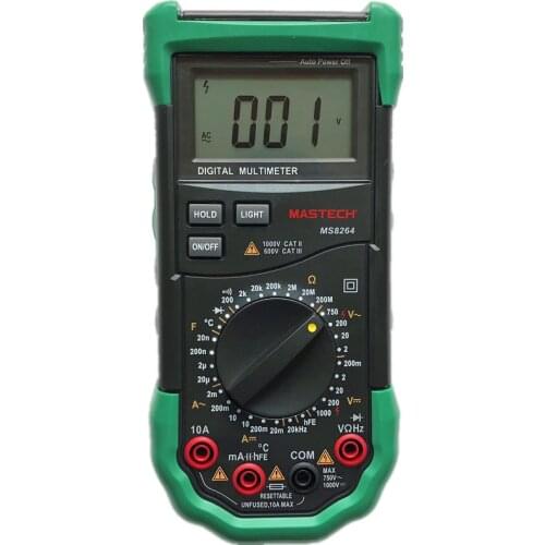 MS8264 Digital Multimeter Capacitance Frequency Temperature Meter Multimetro Multitester Protection Circuit Anti-Burn