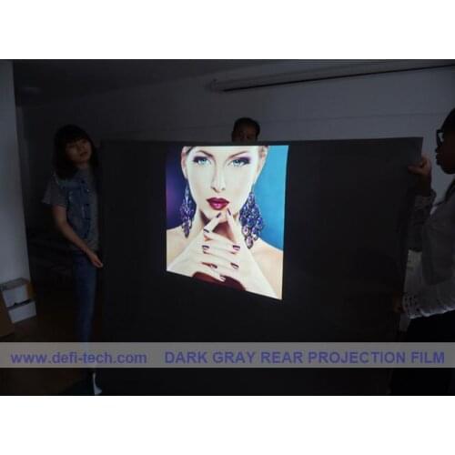 DfLabs 3M * 1.524M Dark grey film,projection film adhesive rear projection film projector screen material