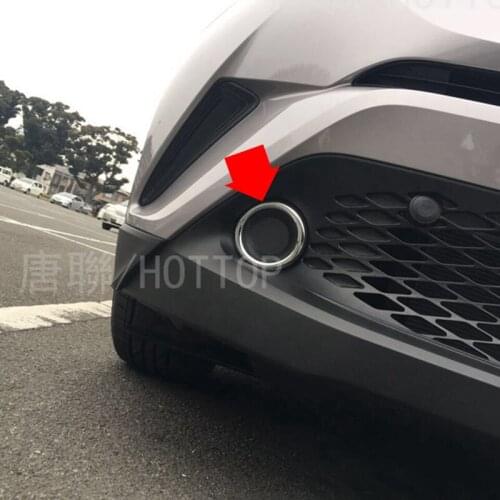 For Toyota C-HR CHR 2019 2020 Car Exterior Accessories Chrome Front Fog Lights Fog Lamp Cover Trim