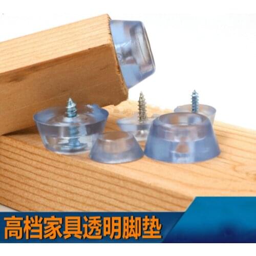 Home Slip-resistant PVC Gel Table Mat Floor Socks Tables and Chairs Pats Non-slip PVC Shackle Anti-abrasion Protection