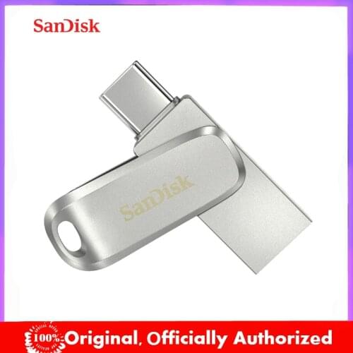 SanDisk SDDDC4 Pendrive USB 3.1 Type C Dual Pen drive 512GB 256GB 128GB 64GB 32GB 1TB Metal Flash Drive For Laptop/Phone