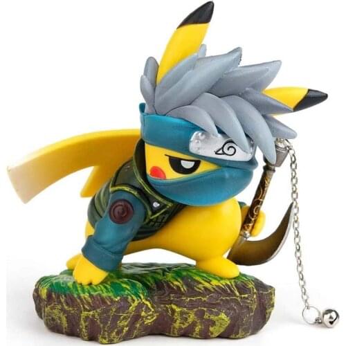 Naruto Actions Figures GK Pikachu Cosplay Hatake Kakashi Figure Statues Collection Birthday Gifts PVC toys