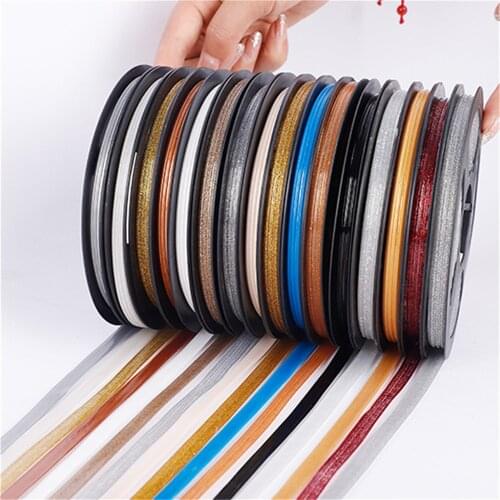 6m Ceramic Tile Mildewproof Gap Tape Self-adhesive Tape Kitchen Waterproof Sticker Bathroom Beautiful Seam Tape Edge Decoration