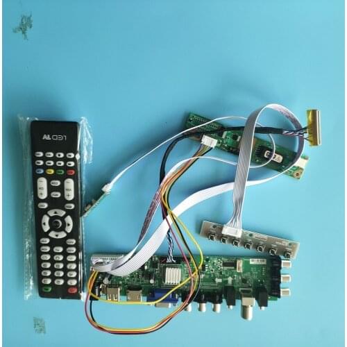 Kit For LTN140W1-L01-1/LTN140W1-L01-AG remote DVB-T Controller board 1920X1200 TV VGA USB AV 30pin 1 CCFL LCD Digital HDMI Panel