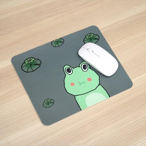 Customizable cute girl thickened mouse pad computer game desk pad creative animation small student keyboard pad