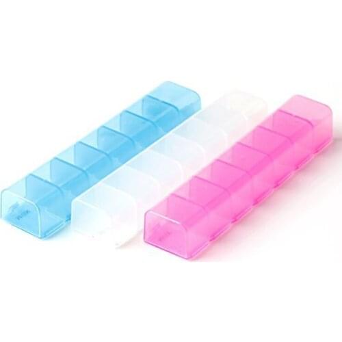 Newly 7 Days Weekly Tablet Pill Medicine Box Holder Storage Organizer Container Case Pill Box 19ing