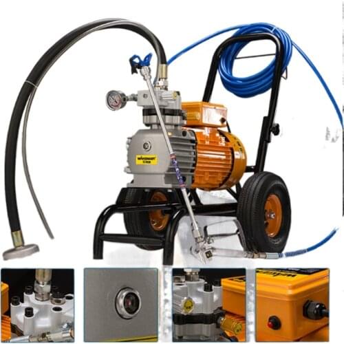 High Pressure Airless Paint Sprayer 220V 3000/3500W 8L/12L Min with 1/2 Spray Guns Electric Airless Painting Machine 3000N/S