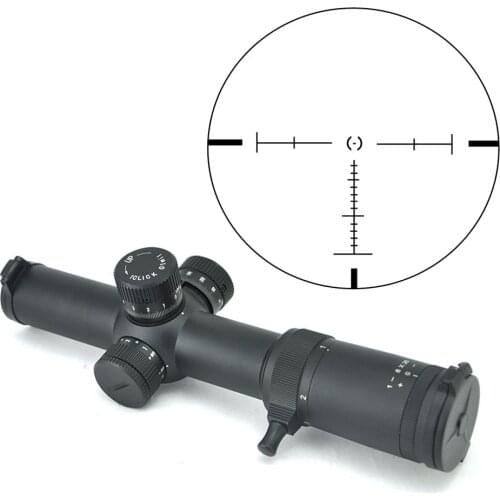 TOTEN 1-8x26 FFP Sniper Airsoft Riflescopes 35mm Tube Long Range 1/10 MIL Hunting Optical Sight 0.1 MRAD .308 .30-06 With Rings