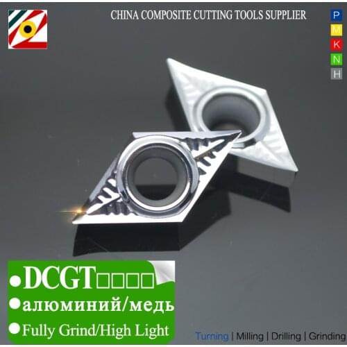 EDGEV CNC Carbide Inserts DCGT070202/04 DCGT11T302 DCGT11T304 Lathe Cutter Internal Turning Tool Machining Aluminum Copper Wood