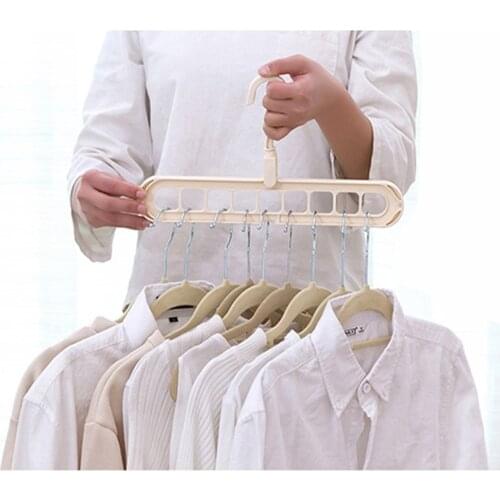 Clothes Hangers Magic Hangers Plastic Closet Clothing Organizer Cascading Vertical Clothes Hangers Space Saving Storage Racks