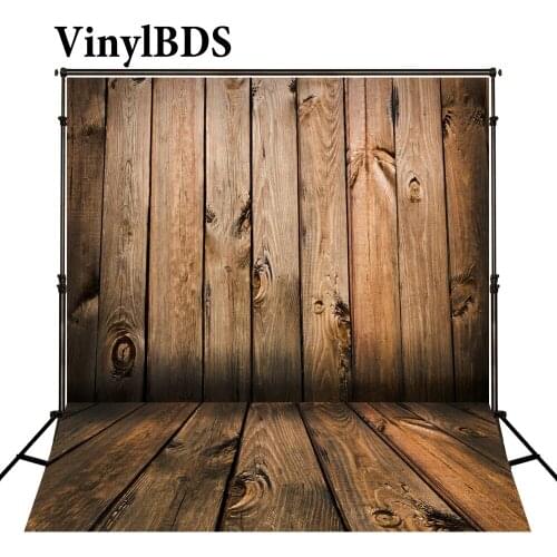 VinylBDS Vintage Wood Children Photography Background Wooden Floor Wedding Backdrop Indoor Portrait Children for Photo Studio
