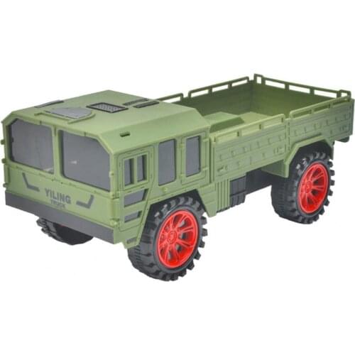 High Simulated Armored Car Figurine Inertia Driving Multiple Colors Inertial Inertial Loading Armored Car Model Toy for Baby
