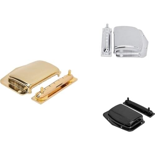 Fixed Bridge Tailpiece, Metal Tailpiece Bridge Cover, for Electric Guitar Instrument Lovers Friends Gift